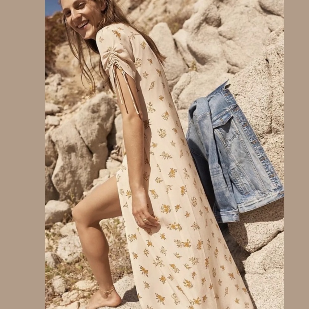 Madewell Wrap Maxi Dress in Field Bouquet